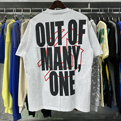 EM Sneakers Godspeed Flames of WarGraphic T-Shirt #7010 Black /White