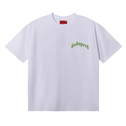 EM Sneakers Godspeed Masked Figure Print T-Shirt #7010 Black /White /Apricot