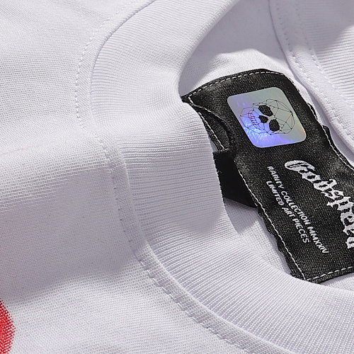 EM Sneakers Godspeed Relaxed Beach Skull Print T-Shirt #7021 Black /White