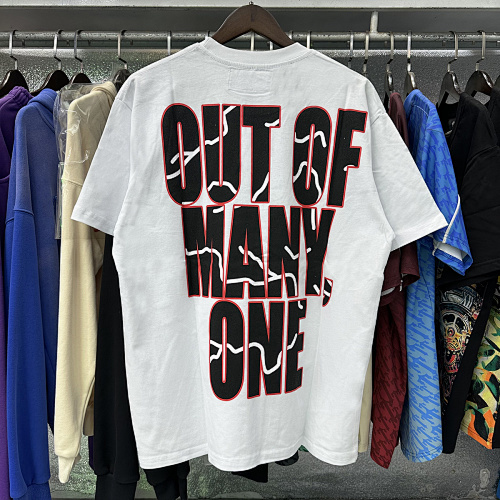 EM Sneakers Godspeed Skull Astronaut Print T-Shirt #7009 Black /White