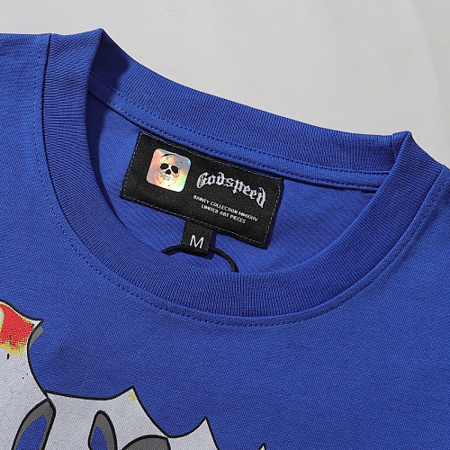 EM Sneakers Godspeed Tech Person & Earth Graphic T-Shirt #7008 Black /White /Blue