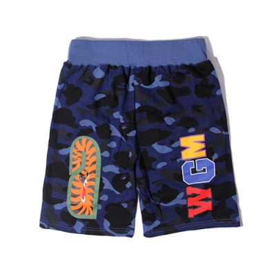 EM Sneakers BAPE Camouflage Shark Mouth Shorts Blue 02