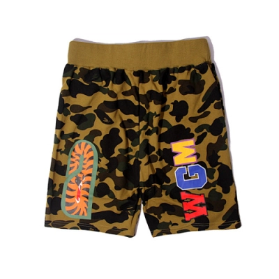 EM Sneakers BAPE Camouflage Shark Mouth Shorts Green 02