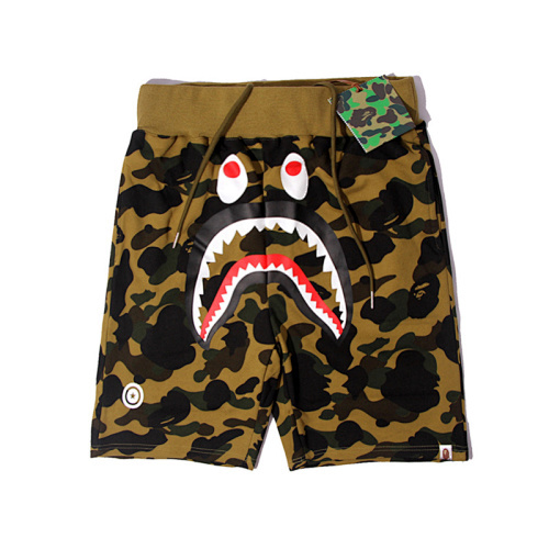 EM Sneakers BAPE Camouflage Shark Mouth Shorts Green