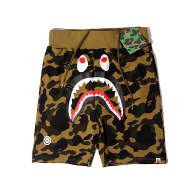 EM Sneakers BAPE Camouflage Shark Mouth Shorts Green 01