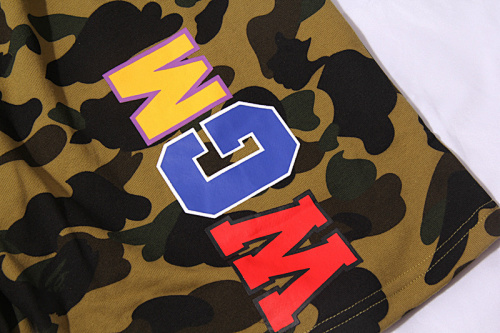 EM Sneakers BAPE Camouflage Shark Mouth Shorts Green