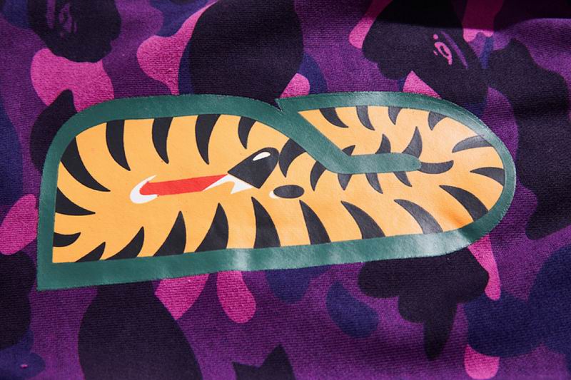 EM Sneakers BAPE Camouflage Shark Mouth Shorts Purple