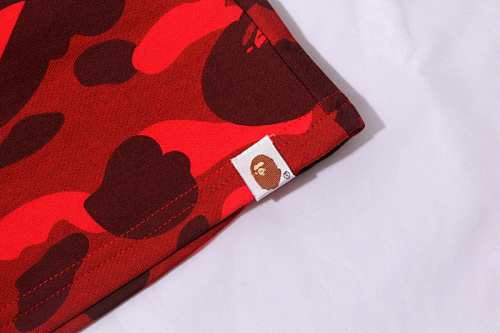 EM Sneakers BAPE Camouflage Shark Mouth Shorts Red
