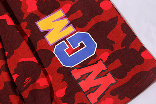 EM Sneakers BAPE Camouflage Shark Mouth Shorts Red