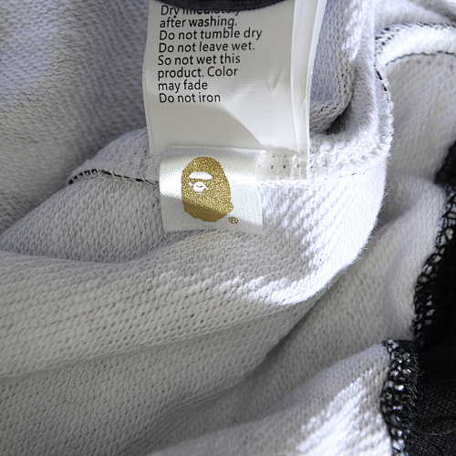 EM Sneakers BAPE City Shark Camo Sweat Shorts Black #505