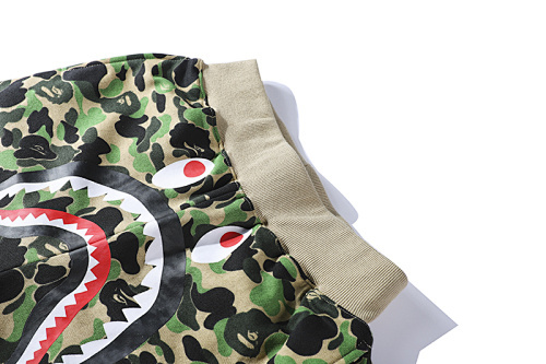 EM Sneakers BAPE Classic Camouflage Shark Shorts #8669 Green