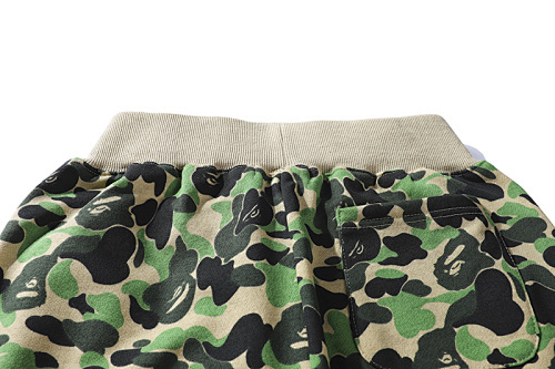 EM Sneakers BAPE Classic Camouflage Shark Shorts #8669 Green
