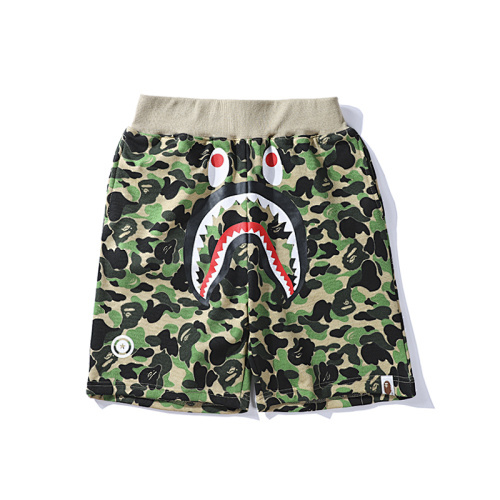 EM Sneakers BAPE Classic Camouflage Shark Shorts #8669 Green