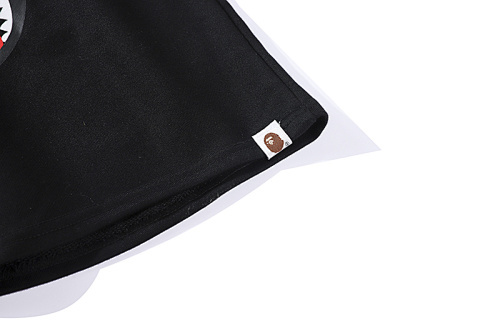 EM Sneakers BAPE Shark Wide Sweat Shorts Black