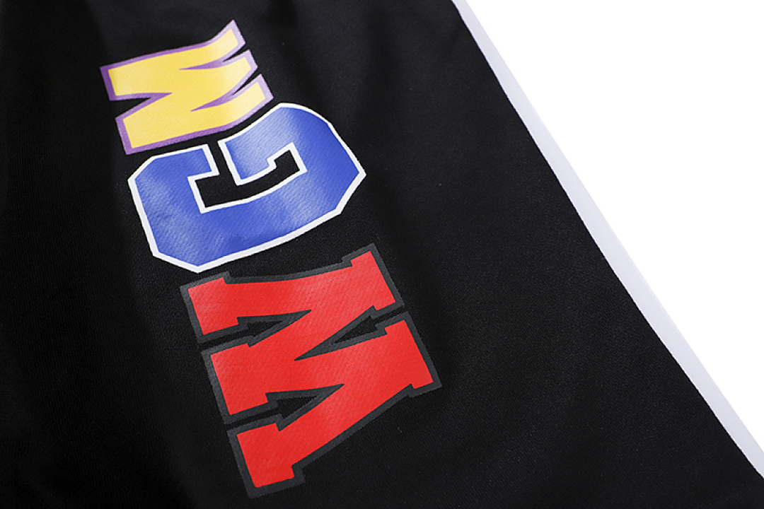 EM Sneakers BAPE Shark Wide Sweat Shorts Black