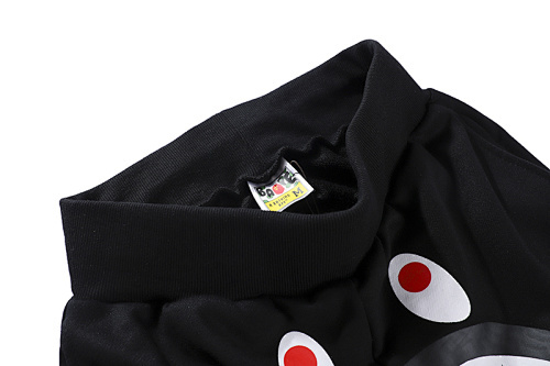 EM Sneakers BAPE Shark Wide Sweat Shorts Black