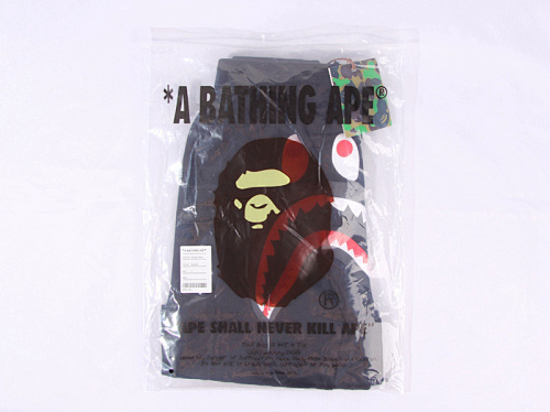 EM Sneakers BAPE Shark Wide Sweat Shorts Black