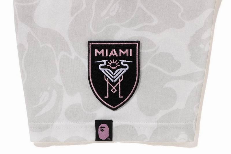 EM Sneakers BAPE x Inter Miami CF Camo T-Shirt & Shorts Sets Gray
