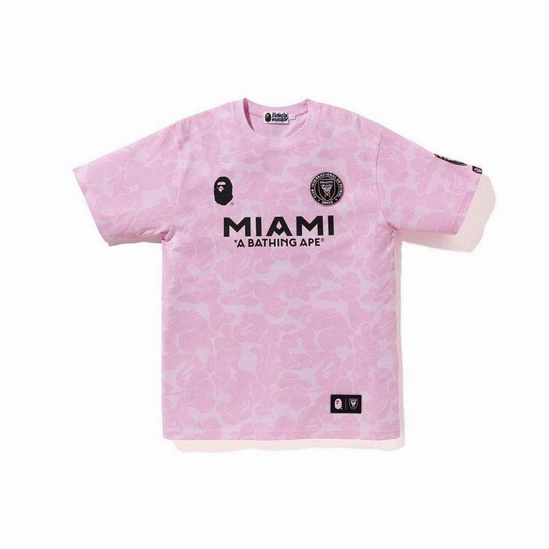 EM Sneakers BAPE x Inter Miami CF Camo T-Shirt & Shorts Sets Pink