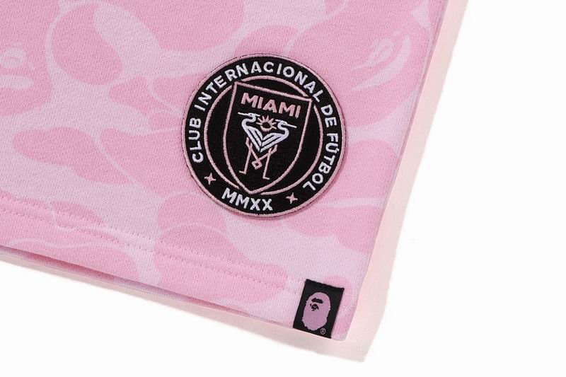 EM Sneakers BAPE x Inter Miami CF Camo T-Shirt & Shorts Sets Pink
