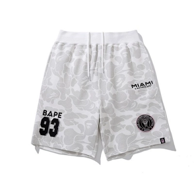 EM Sneakers BAPE x Inter Miami CF Sweatshort White 01