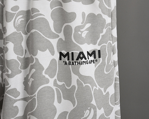 EM Sneakers BAPE x Inter Miami CF Sweatshort White