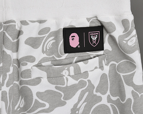 EM Sneakers BAPE x Inter Miami CF Sweatshort White