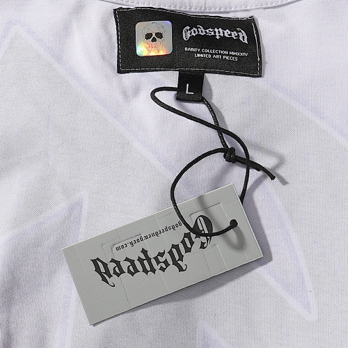 EM Sneakers Godspeed Card Magician Print T-shirt #7026 Black /White