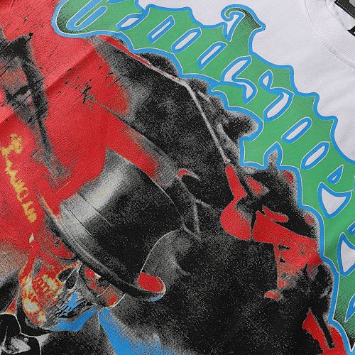 EM Sneakers Godspeed Card Magician Print T-shirt #7026 Black /White