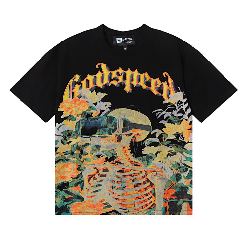 EM Sneakers Godspeed T-shirt #7029 Black /White