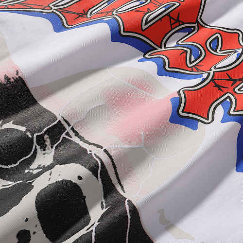 EM Sneakers Godspeed Wild West Skull Cowboy Cactus Print T-shirt #7023 Black /White /Purple