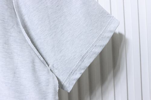 EM Sneakers Balenciaga 24SS Inverted Letter Overlapping Embroidered T-shirt White