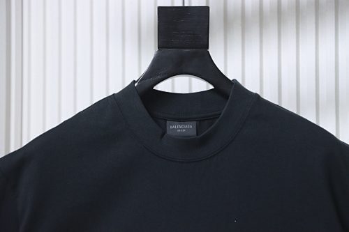 EM Sneakers Balenciaga 24SS New Arrival No Logo Crack Print T-Shirt Black