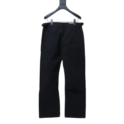 EM Sneakers Balenciaga 24SS Slashed Distressed Jeans Black 02