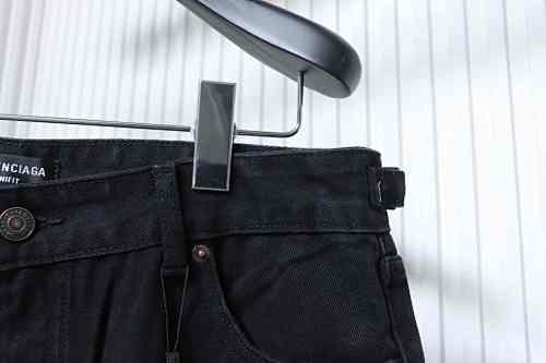 EM Sneakers Balenciaga 24SS Slashed Distressed Jeans Black