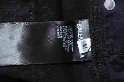 EM Sneakers Balenciaga 24SS Slashed Distressed Jeans Black