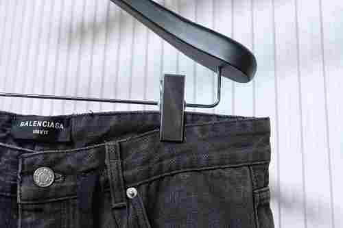 EM Sneakers Balenciaga 25ss Paneled Washed Black Denim Jeans