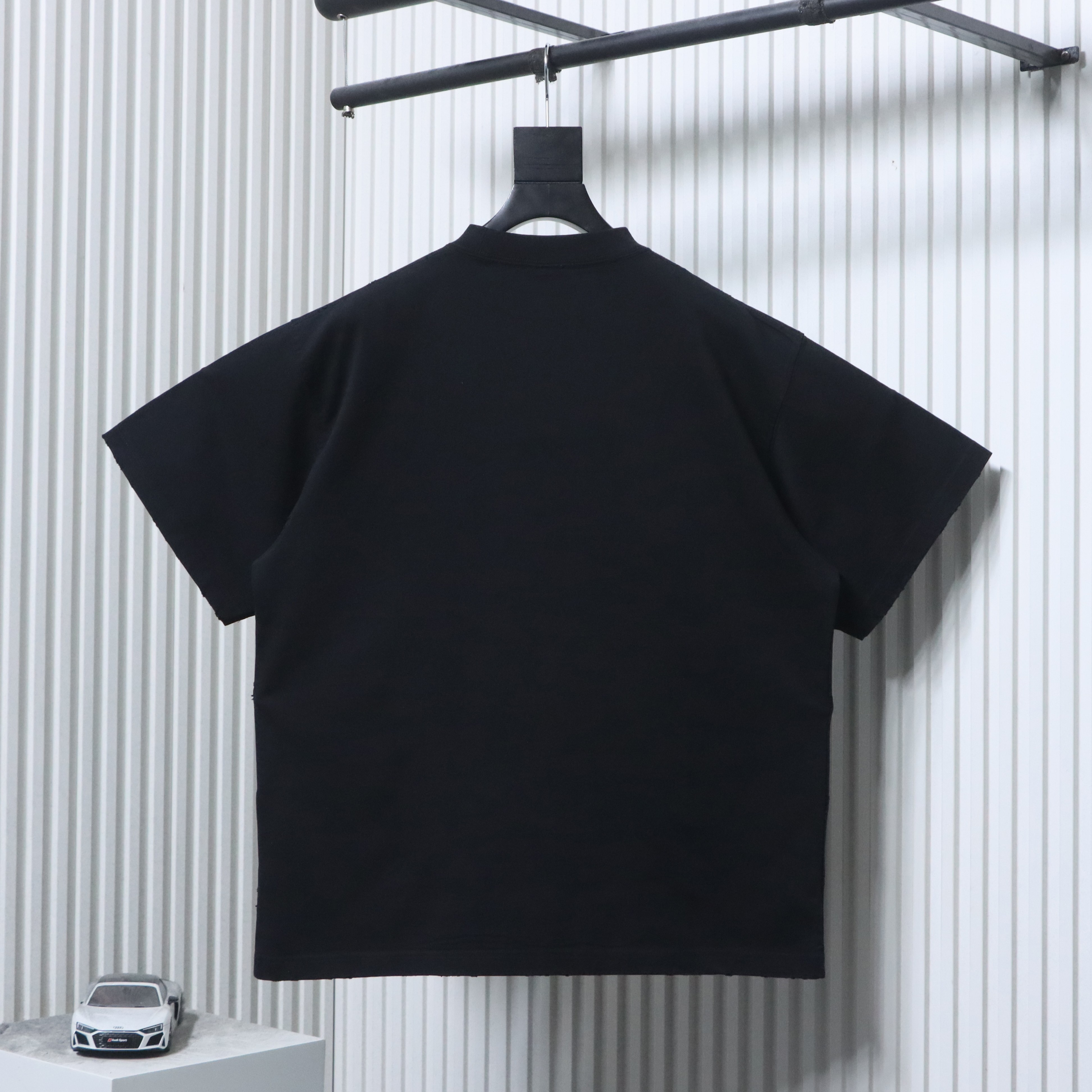 EM Sneakers Balenciaga 26SS Eiffel Tower Short-Sleeve T-Shirt Black