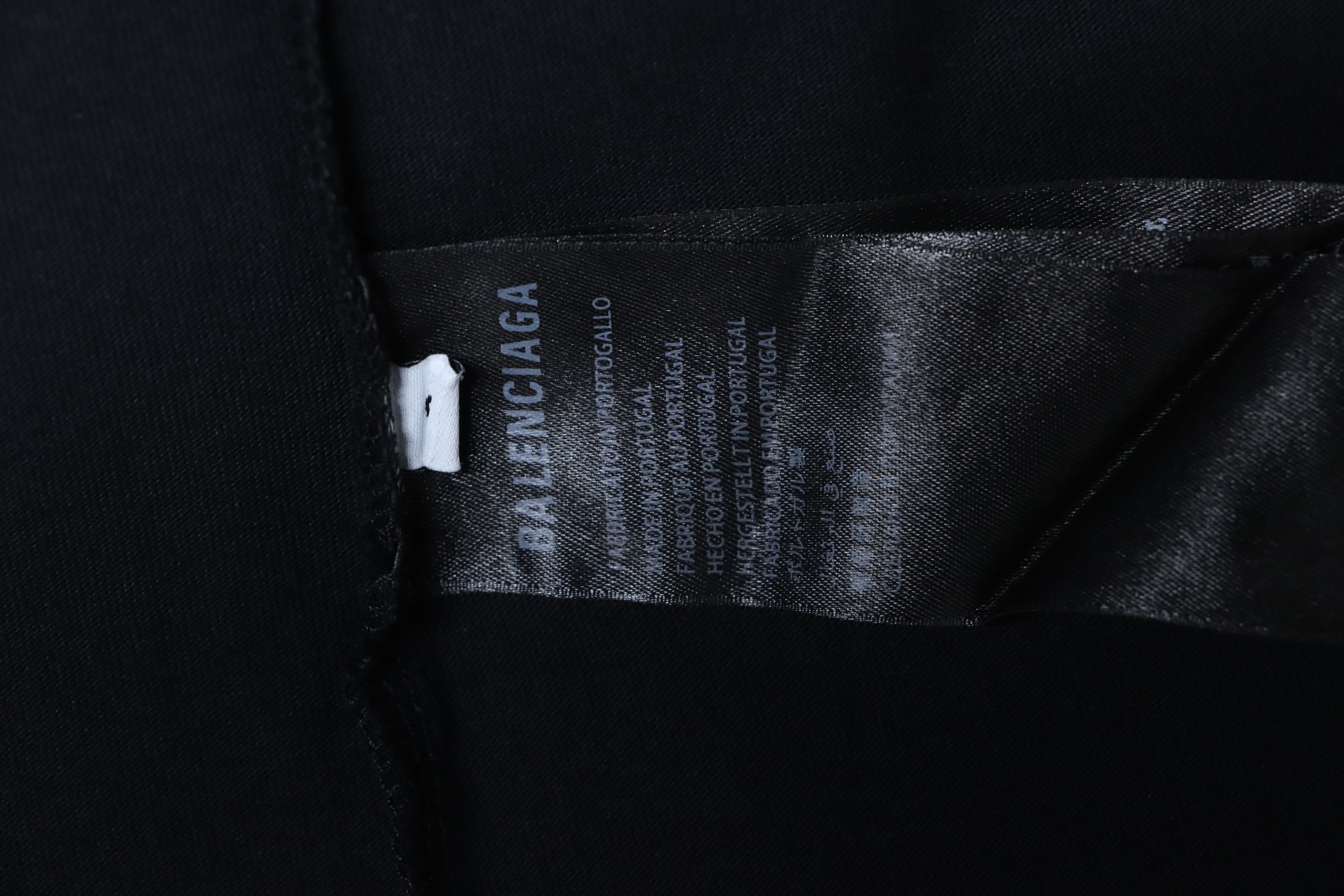 EM Sneakers Balenciaga 26SS Eiffel Tower Short-Sleeve T-Shirt Black