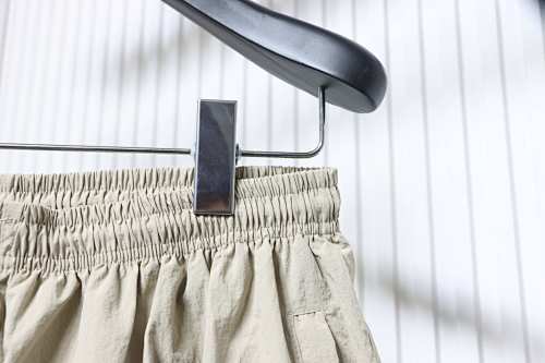 EM Sneakers Balenciaga 26SS Half-Circle Letter Embroidery Sweatpants Creamy Apricot