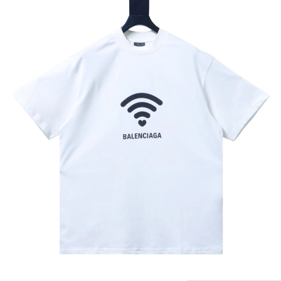 EM Sneakers Balenciaga 520 Limited Edition "WiFi Heart" T-Shirt White 01