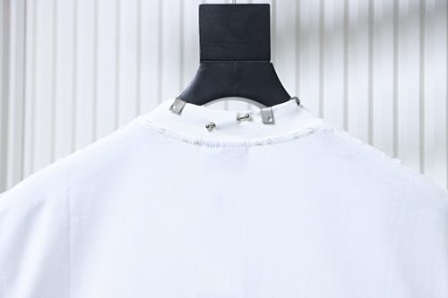 EM Sneakers Balenciaga Pierced and Studded T-Shirt White