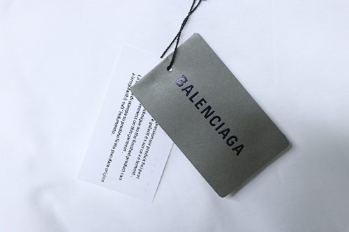 EM Sneakers Balenciaga Pierced and Studded T-Shirt White