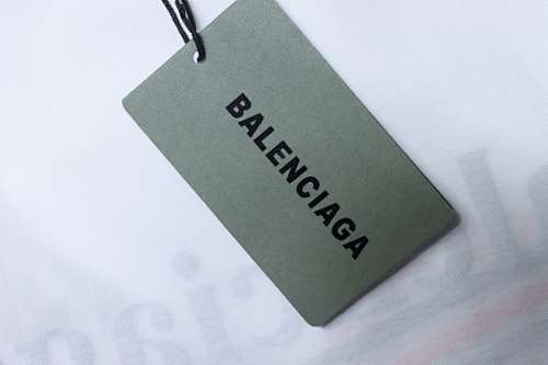 EM Sneakers Balenciaga & Paris Multi-Element Logo Print T-Shirt White