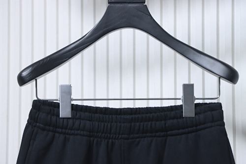 EM Sneakers Balenciaga (BLCG) SS23 Cola Embroidery Wide-Leg Sweatpant Black