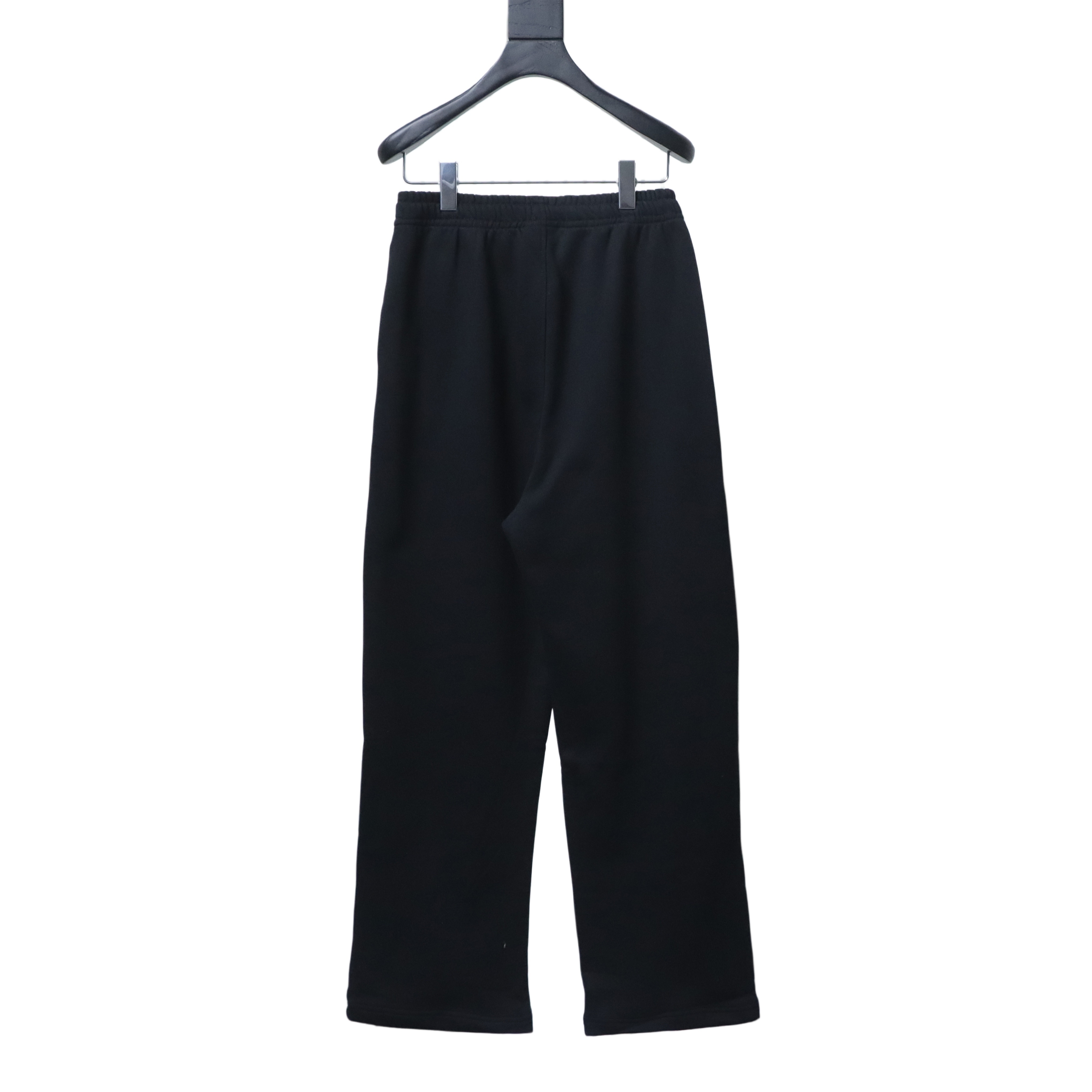 EM Sneakers Balenciaga (BLCG) SS23 Cola Embroidery Wide-Leg Sweatpant Black