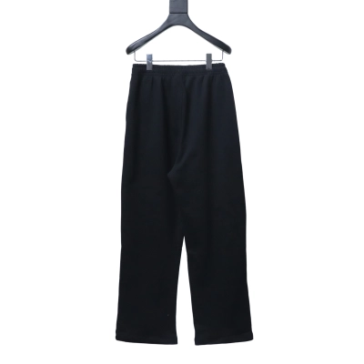 EM Sneakers Balenciaga (BLCG) SS23 Cola Embroidery Wide-Leg Sweatpant Black 02