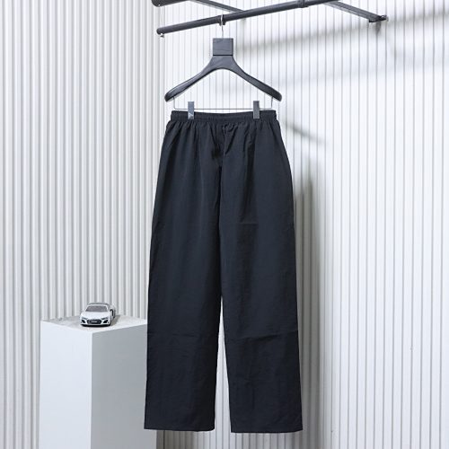 EM Sneakers Balenciaga 26SS Half-Circle Letter Embroidery Sweatpants Black