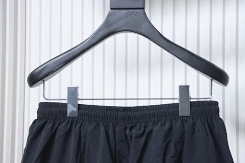 EM Sneakers Balenciaga 26SS Half-Circle Letter Embroidery Sweatpants Black