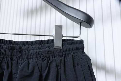 EM Sneakers Balenciaga 26SS Half-Circle Letter Embroidery Sweatpants Black